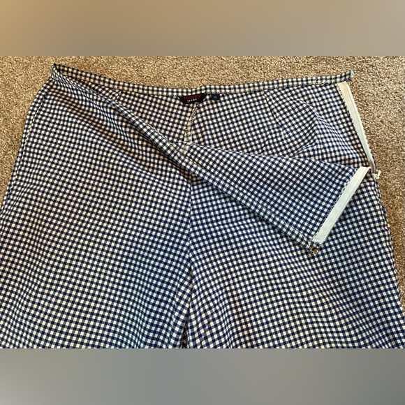Tommy Jeans blue and white check crops, size 13 (Junior’s), size 10 (women’s) - Picture 4 of 7
